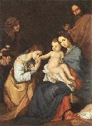 Jusepe de Ribera The Holy Family with St Catherine painting